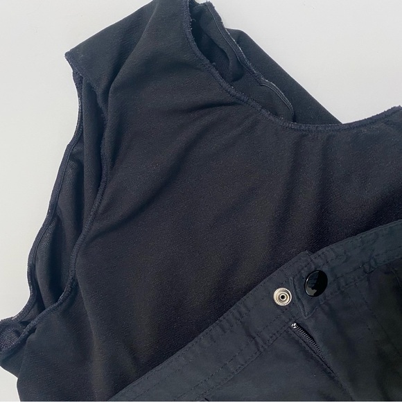 AZUL by Maxine of Hollywood Black Swim shorts W/built-In- briefs size 10 - Picture 11 of 11